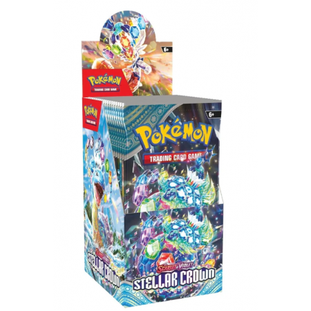 Pokemon Scarlet & Violet: Stellar Crown Half Booster Box papildymas (anglų k.)